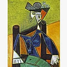 Pablo Picasso - Femme Assise Tablosu