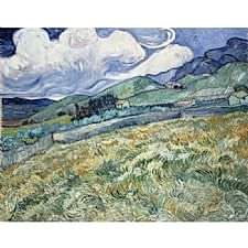 Vincent van Gogh - Saint Remy Manzara Tablosu