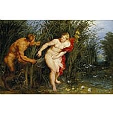 Peter Paul Rubens - Pan and Syrinx Tablosu