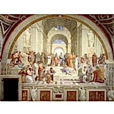 Raffaello Sanzio - Atina Okulu Tablosu