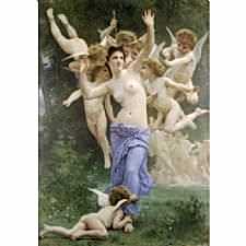 William Adolphe Bouguereau - Kalbin Uyanışı Tablosu