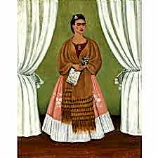 Frida Kahlo - Dedicated to Leon Trotsky Tablosu
