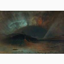 Frederic Edwin Church - Aurora Borealis Tablosu