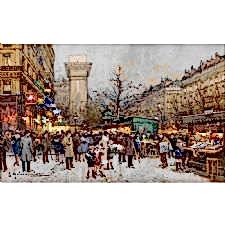 Eugene Galien Laloue Tablosu