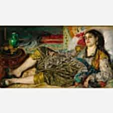 Auguste Renoir - Odalisque Tablosu