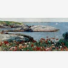 Childe Hassam - Poppies Isles of Shoals Tablosu