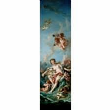 Francois Boucher - Venus on the Waves Tablosu