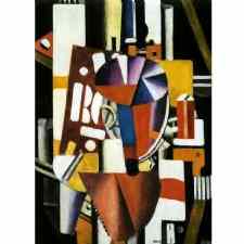 Fernand Leger - The Typographer Tablosu