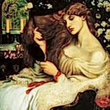 Dante Gabriel Rossetti - Lady Lilithx Tablosu