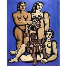 Fernand Leger - Three Sisters Tablosu