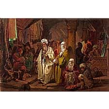 A. Preziosi - The Grand Bazaar Tablosu