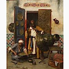 Rudolf Ernst - Bakır ve Metal İşleyenler Tablosu