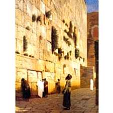 Jean Leon Gerome - Ağlama Duvarı Kudüs Tablosu