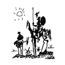 Picasso - Don Kişot Tablosu