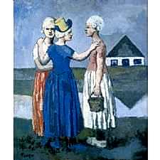 Pablo Picasso - Trois Hollandaises Tablosu