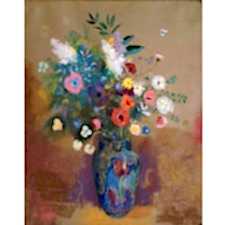 Odilon Redon - Çiçek Buketi Tablosu