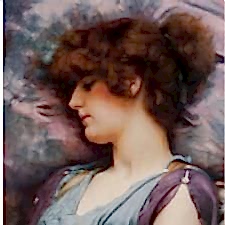 John William Godward - Thoughts Tablosu