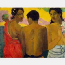 Paul Gauguin - Three Tahitians Tablosu