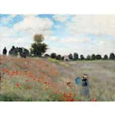 Claude Monet - Poppy Field Tablosu