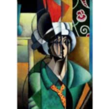 Jean Metzinger - Woman with Fan Tablosu