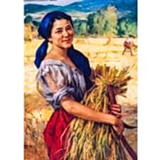 Fernando Amorsolo - Palay Maiden Tablosu