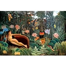 Henri Rousseau - The Dream Plaques Tablosu