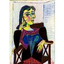 Pablo Picasso - Dora Maar Tablosu