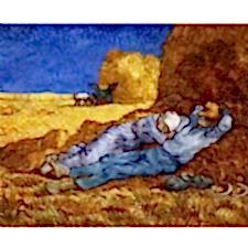 Vincent Van Gogh - La Siesta Tablosu