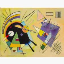 Wassily Kandinsky - Black And Violet Tablosu
