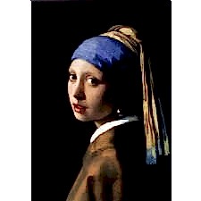 Johannes Vermeer - İnci Küpeli Kız Tablosu