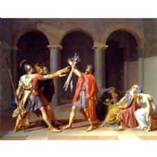 Jacques Louis David - Horas Kardeşlerin Yemini Tablosu