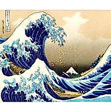 Ando Hiroshige - Wave Of Kanagawa Tablosu