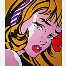 Roy Lichtenstein - Crying Girl Tablosu