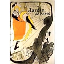Jane Avril - Jardin De Paris Tablosu