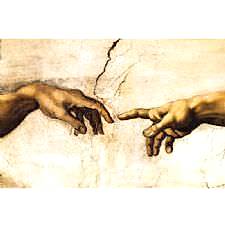 Michelangelo - Creation of Adam Tablosu