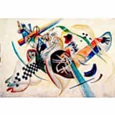 Wassily Kandinsky - On White Tablosu