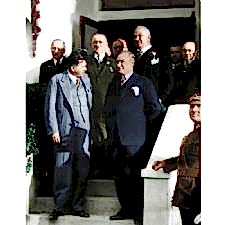 Atatürk Renklendirilmiş Özel Tablosu