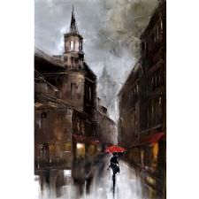 Yağmurlu ve Kanlık Bir Gece Tablosu