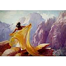 Esrarengiz Doğada Kadının Özgürlüğü Tablosu