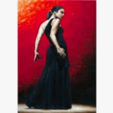 Flamenco Dancer Tablosu