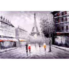 Paris'te Renkli İnsanlar Tablosu