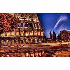 Roma Flavianus Amfi Tiyatro Tablosu