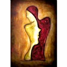 Soyut İki Yüz Tablosu