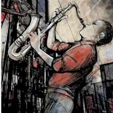 Çizgisel Sanatçı Müzisyen Tablosu