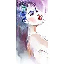 Watercolor Woman Tablosu