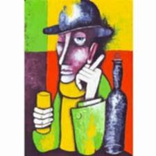 Adam ve Şarap Tablosu