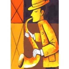 Caz Saksafoncusu Tablosu