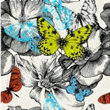 Kelebekler ve Çiçekler Tablosu