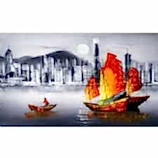 Hong Kong Manzarası Tablosu