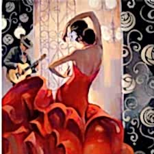 Çalgıcı ve Flamenko Dansçısı Tablosu